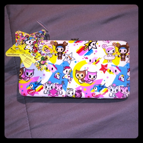 tokidoki Handbags - Neon Star Tokidoki Wallet
